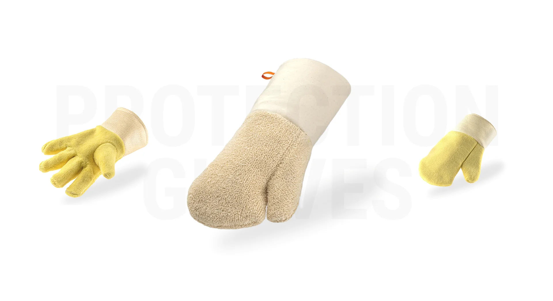 Heat resistant baking mitt and protective bakery gloves
