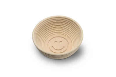 Engraved round proofing baskets
