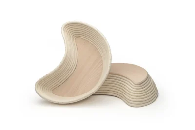 Half moon proofing basket
