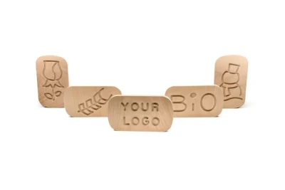 Interchangeable engraved oval plates