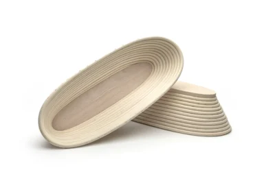 Long pointed proofing baskets – wooden bottom