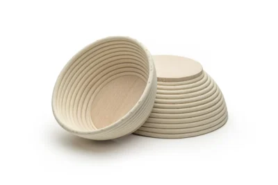 Round proofing baskets – wooden bottom