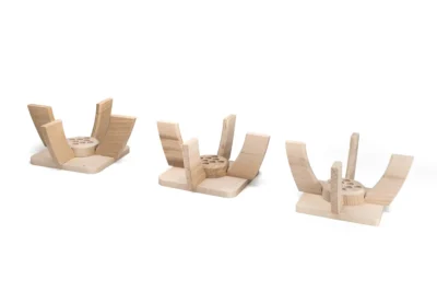 Square insertion for flower shaped proofing basket, 4 petals