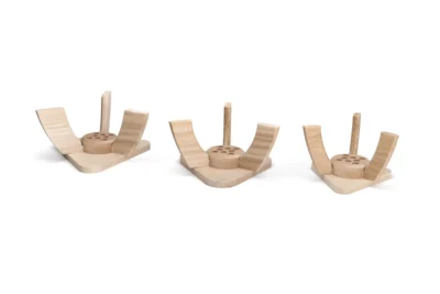 Triangular insertion for flower shaped proofing basket, 3 petals