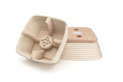Unibann flower shaped proofing baskets, 4 petals